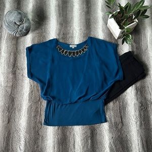 Blue Joseph A. Blouse
